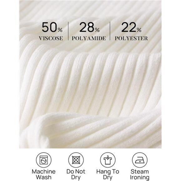 Women's Long Sleeve Crewneck Shirts - Fall Knit Sweater, Slim Fitted Casual - Picture 6 of 7